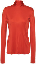 Thumbnail for your product : The Row Gali Satin-jersey Turtleneck Top