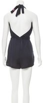 Thumbnail for your product : Mara Hoffman Open-Back Silk Romper