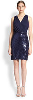 Thumbnail for your product : Laundry by Shelli Segal Chiffon & Sequin Dress