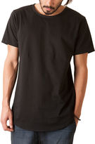 Thumbnail for your product : Elwood The Curved Hem Tail Tee in Black