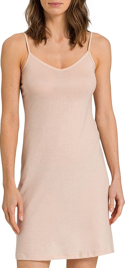 Hanro Women's Ultralight Daywear Mercerized Cotton Bodydress - Black - Size XS