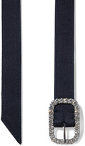 Thumbnail for your product : Alexandre Vauthier Crystal-embellished Satin Belt