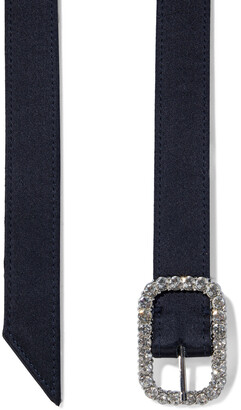 Alexandre Vauthier Crystal-embellished Satin Belt