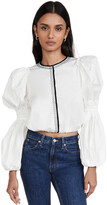 Thumbnail for your product : Aje Memento Cropped Blouse