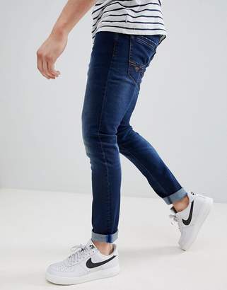 Voi Jeans Skinny Fit Jeans in Mid Blue