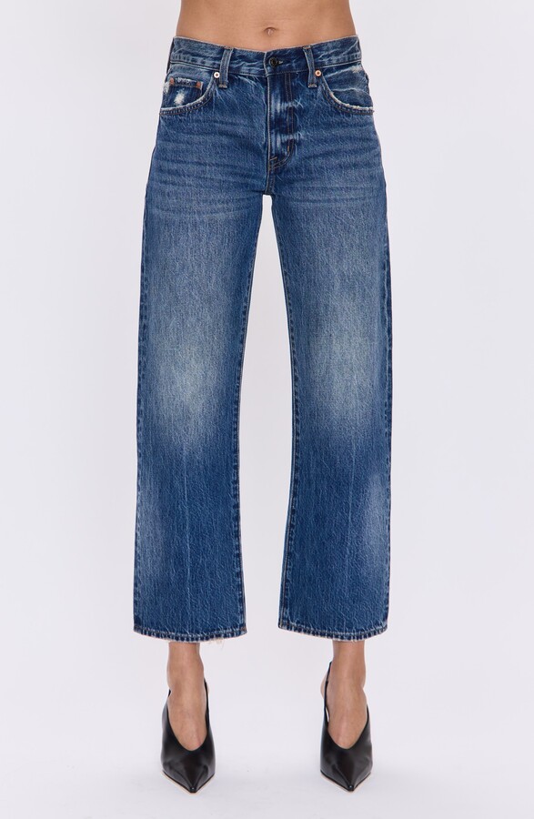 Pistola Denim Lexi High Waist Ankle Straight Leg Jeans