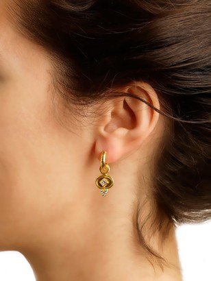 Elizabeth Locke Stone 19K Yellow Gold & Diamond Small Earring Charms