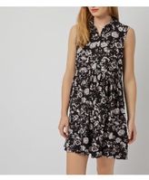 Thumbnail for your product : New Look Black Rose Print Shirt Dress