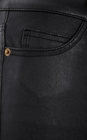 Thumbnail for your product : Current/Elliott Leather Side Slit Stiletto Jeans