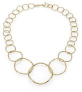 Thumbnail for your product : Ippolita Glamazon 18K Yellow Gold Graduated Wavy Circle Necklace