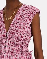 Thumbnail for your product : Etoile Isabel Marant Segun Tie-Dye Chiffon Mini Dress