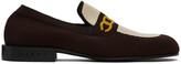 Thumbnail for your product : Marni Brown Trompe L'œil Loafers