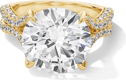 Zales 9 CT. T.w. Certified Lab-Grown Diamond Hidden Frame Engagement Ring in 14K Gold (F/Vs2)