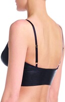 Thumbnail for your product : Commando Faux-Leather Long-Line Bralette