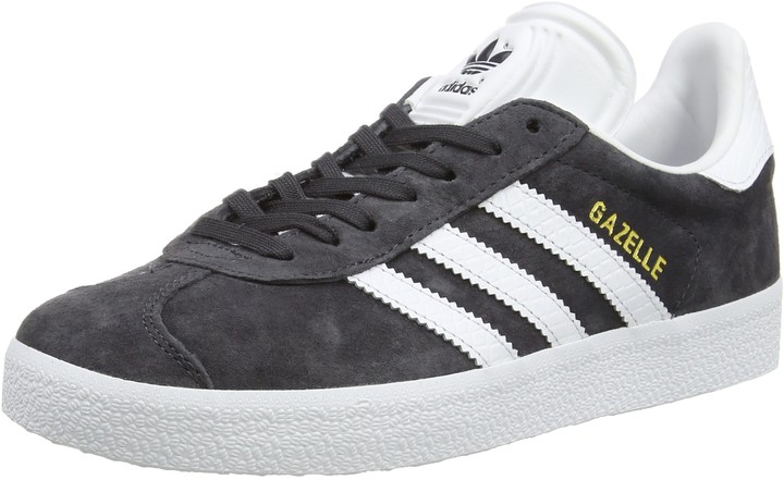 Adidas Black Leather Trainers | Shop the world's largest collection of  fashion | ShopStyle UK
