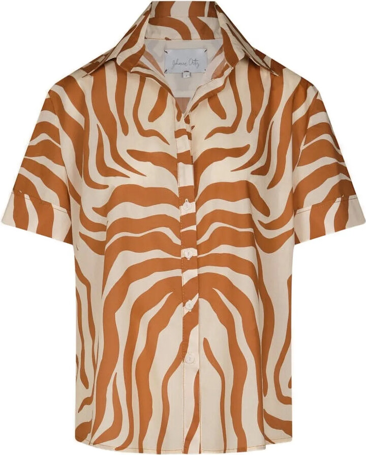 Johanna Ortiz Salty Promises zebra shirt