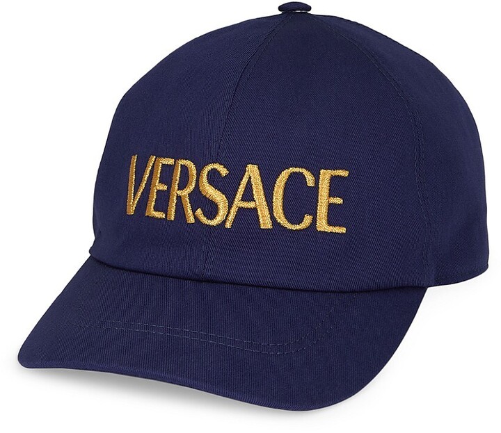 Versace Logo Baseball Cap - ShopStyle Hats