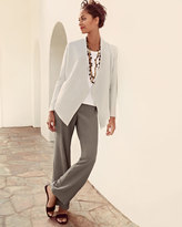 Thumbnail for your product : Eileen Fisher Silk Georgette Crepe Pants, Petite