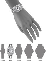 Thumbnail for your product : Franck Muller Cintree Curvex 39MM Stainless Steel & Diamond Bracelet Watch