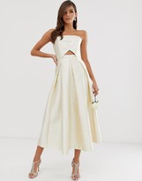 Thumbnail for your product : ASOS EDITION structured bandeau wedding dress