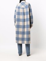Thumbnail for your product : Etoile Isabel Marant Oversized Plaid Coat