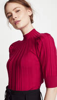 Thumbnail for your product : Adam Lippes Ribbed Puff Sleeve Sweater