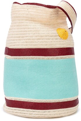 Rosie Assoulin Block Colour Woven Shoulder Bag