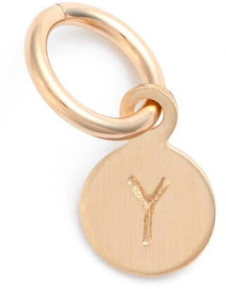 Nashelle Tiny Initial 14k-Gold Fill Coin Charm