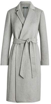 Ralph Lauren Wool-Blend Wrap Coat