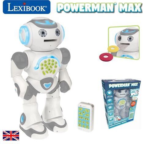 Lexibook America, Inc. Lexibook - POWERMAN MAX My Educational Robot with Story Maker incl remote control (English)