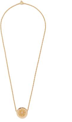 THEODORA WARRE Moonstone Compass gold-plated necklace