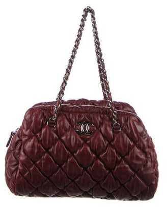 Chanel Bubble Quilt Bowler Bag - ShopStyle