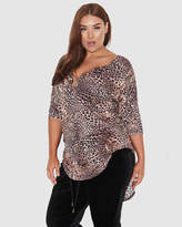 Thumbnail for your product : Leopard Print Henley Tee