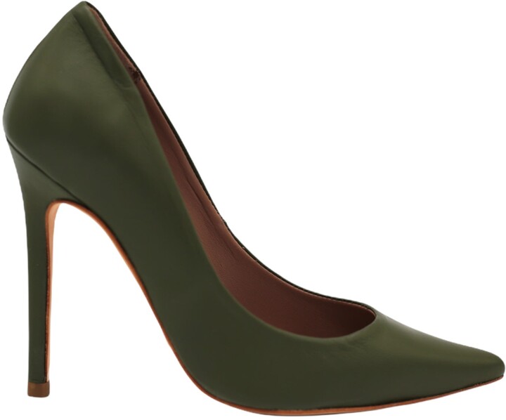green stilettos