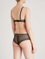 Thumbnail for your product : Passionata Fall in Love plunge mesh push-up bra