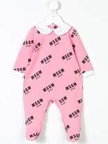 Thumbnail for your product : MSGM Kids monogram print pyjamas