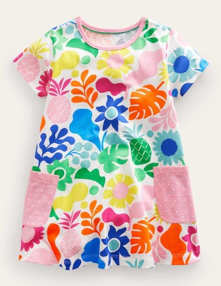 Boden Short-sleeved Printed Tunic