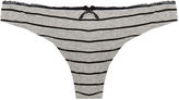 Thumbnail for your product : Wet Seal Heathered Stripe Thong