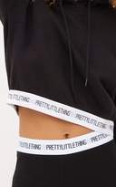 Thumbnail for your product : PrettyLittleThing Grey Trim Cropped Hoodie
