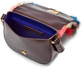 Thumbnail for your product : Paula Cademartori Leather Shoulder Bag with Fur