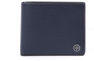 Mulberry Blue Embossed Leather Wallet