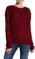 Thumbnail for your product : Angie V-Back Pullover Knit Sweater
