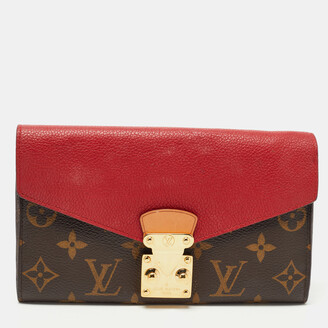 Louis Vuitton Sarah Wallet Monogram (16 Card Slot) Vivienne Holiday Rouge  Red