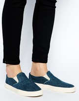 Thumbnail for your product : YMC Denim Slip On Sneakers