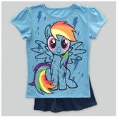 Thumbnail for your product : My Little Pony Toddler Girls' Cape Short Sleeve T-Shirt - Light Blue