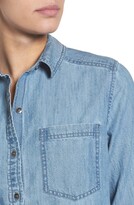 Thumbnail for your product : Caslon Button Front Chambray Shirt