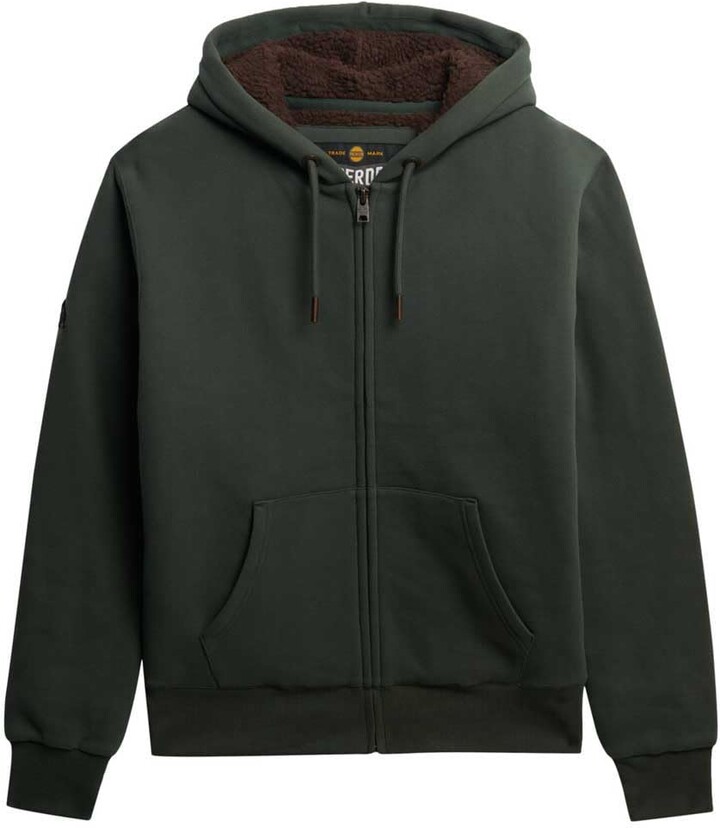 Superdry Men's Borg Lined Zip Hoodie