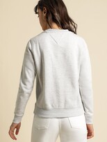 Thumbnail for your product : Tommy Hilfiger Ombre Logo Fleece Crew Jumper in Silver Grey