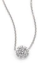 Thumbnail for your product : Kwiat Sunburst Diamond & 18K White Gold Pendant Necklace