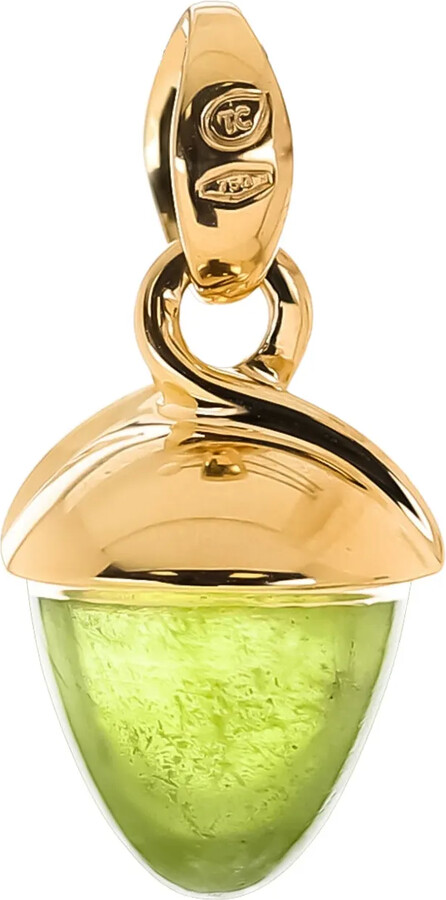 Tamara Comolli 18K yellow gold Mikado peridot pendant